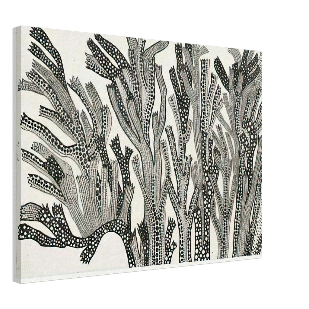 Yayoi Kusama canvas print — Spring suggests the renewal of the natural world through a seasonal title rather than a single isolated object, 45x60 cm / 18x24″