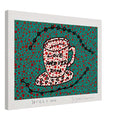 Yayoi Kusama canvas print — Morning Is Here (D) joins a series of compact 2004 prints in which the beginning of the day becomes a subject for personal symbols and tightly controlled graphic, 45x60 cm / 18x24″