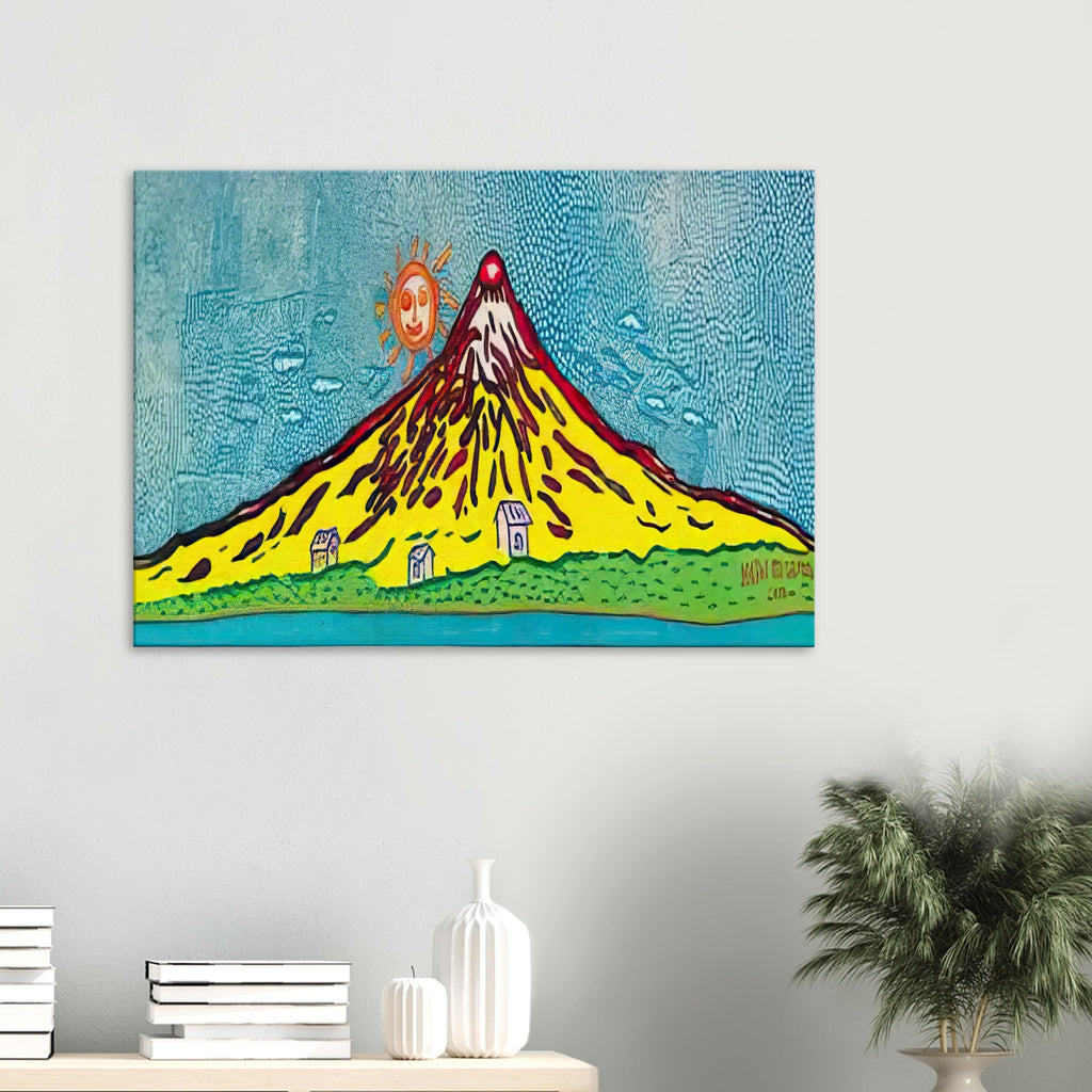 Yayoi Kusama canvas print — My Life Shining Forever This Human Love Shall Not Perish Even After Billions Of Light Years canvas print by Yayoi Kusama — Mt