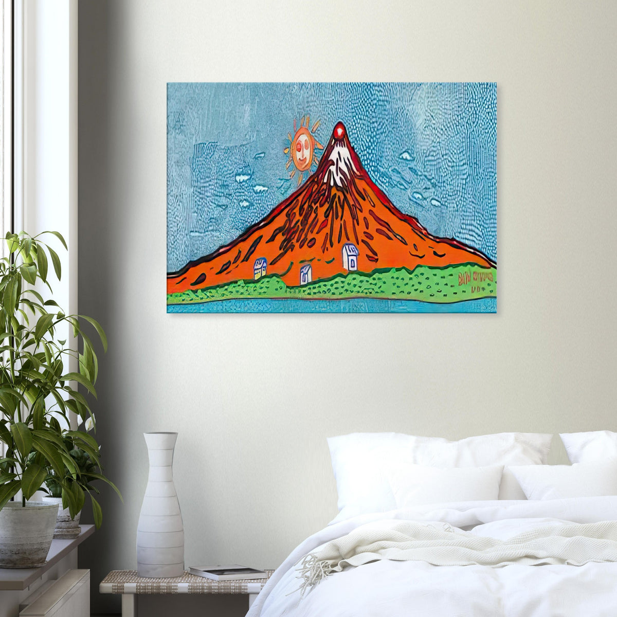 Yayoi Kusama canvas print — Mt