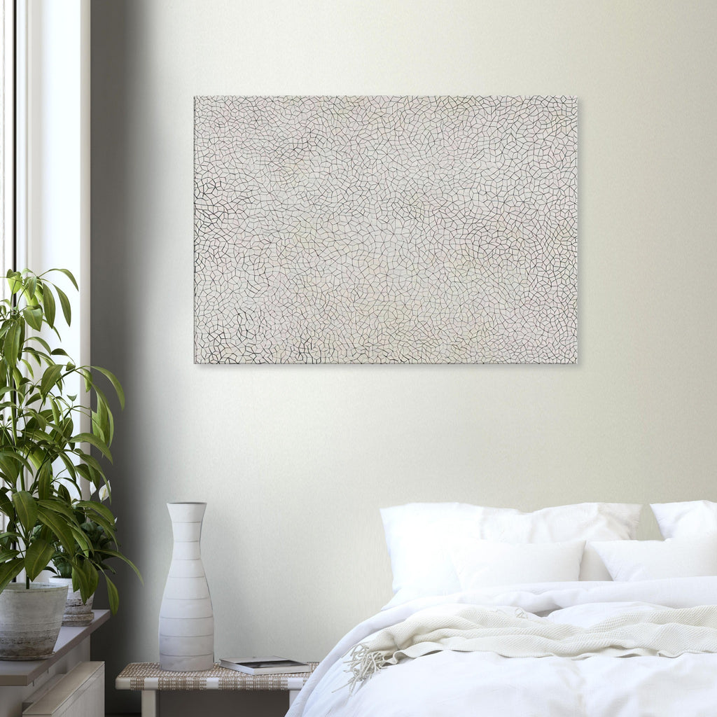 Yayoi Kusama canvas print — Infinity Nets (Image 3) explores Kusama’s Infinity Net as a field built from countless repeated marks