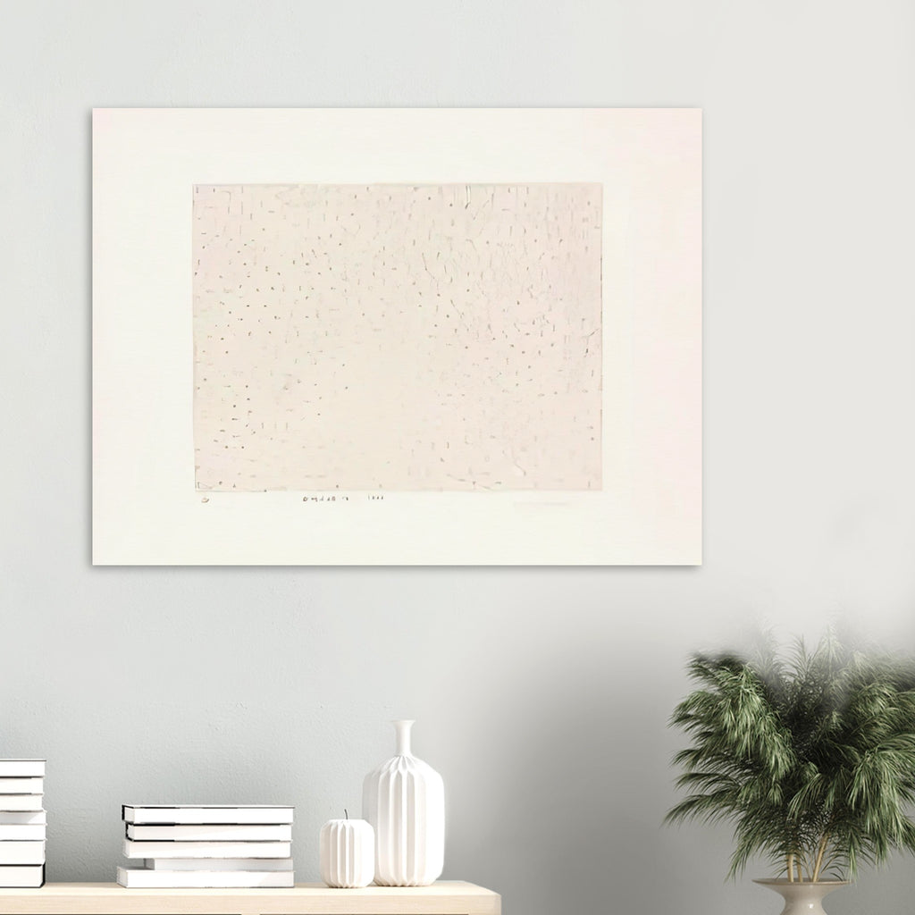 Yayoi Kusama poster — Infinity Nets (B) [Kusama 204] explores Kusama’s Infinity Net as a field built from countless repeated marks