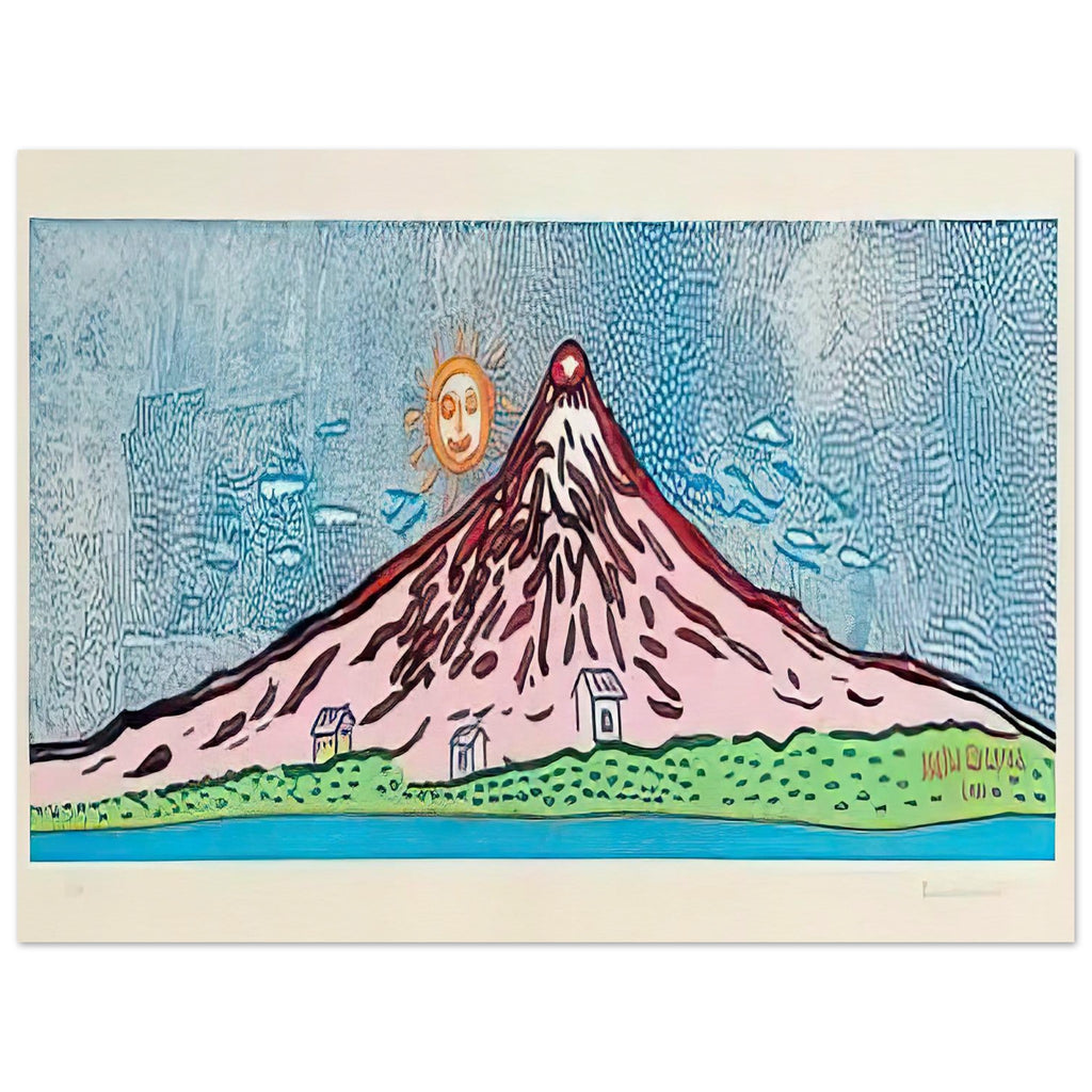 Yayoi Kusama poster — Mt, 15x20 cm / 6x8″