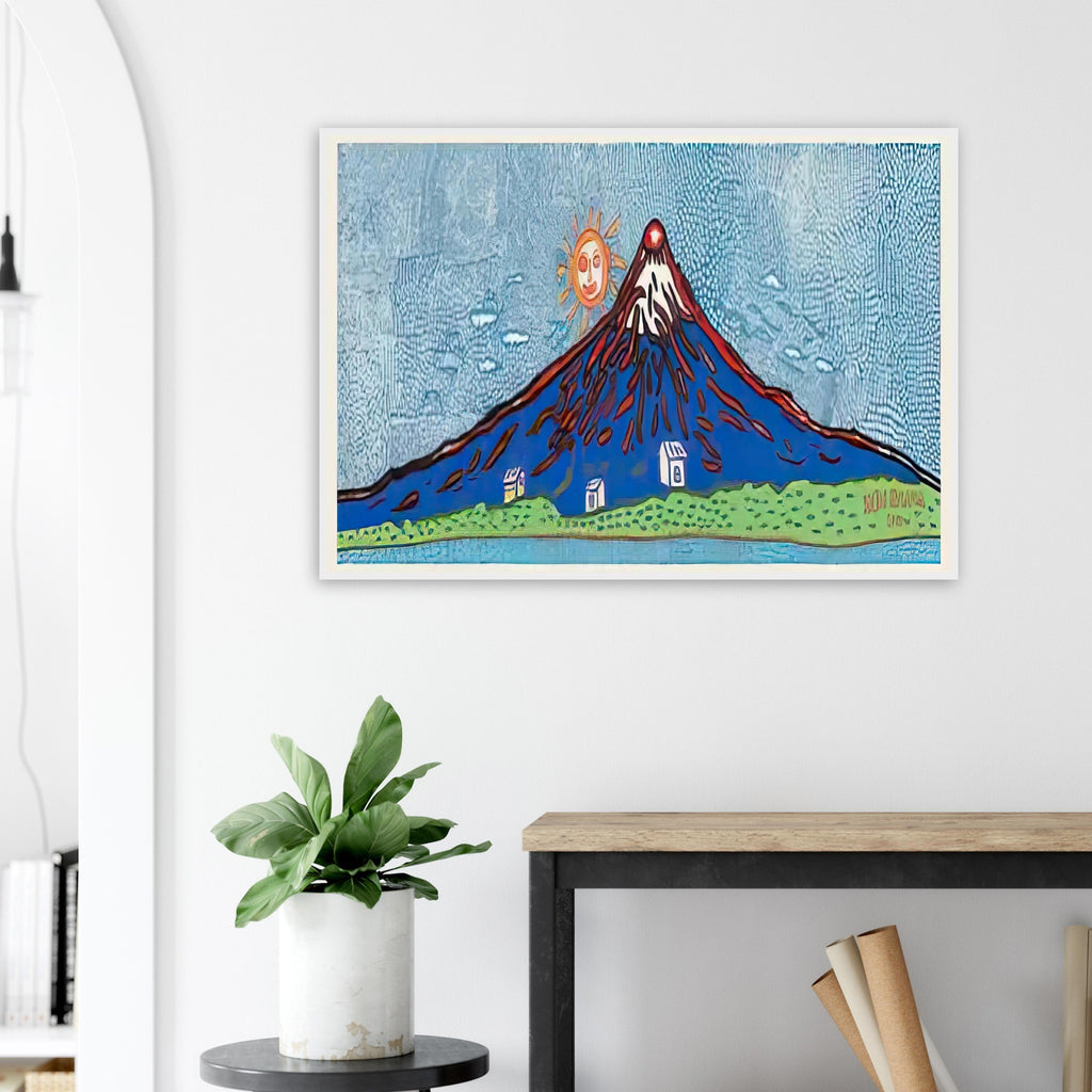 Yayoi Kusama framed print — Mt