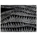 Yayoi Kusama poster — Waves (TWXZO) approaches the motion of water as a patterned, repeating event, 15x20 cm / 6x8″
